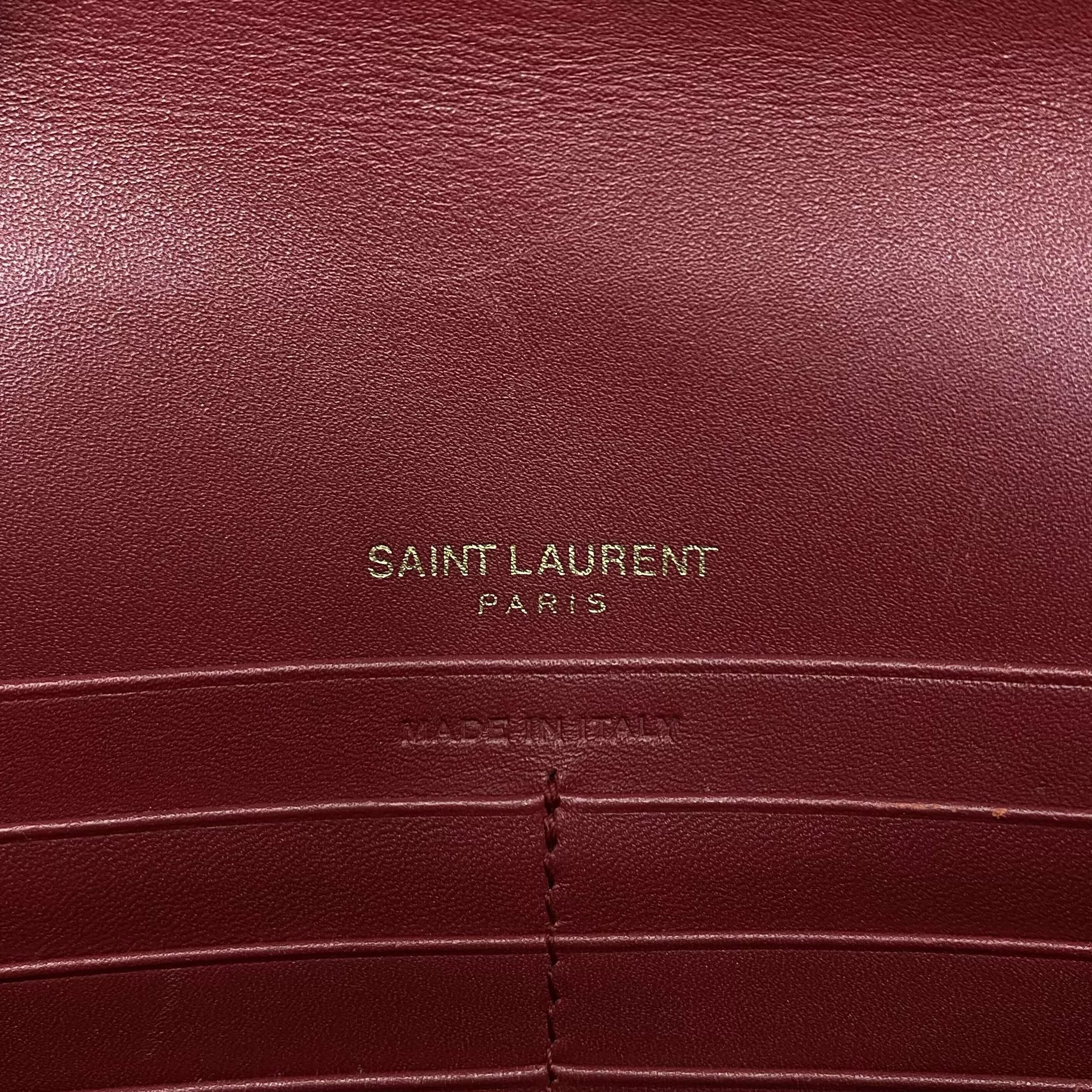 Bolsa Saint Laurent Kate Tassel Vermelha