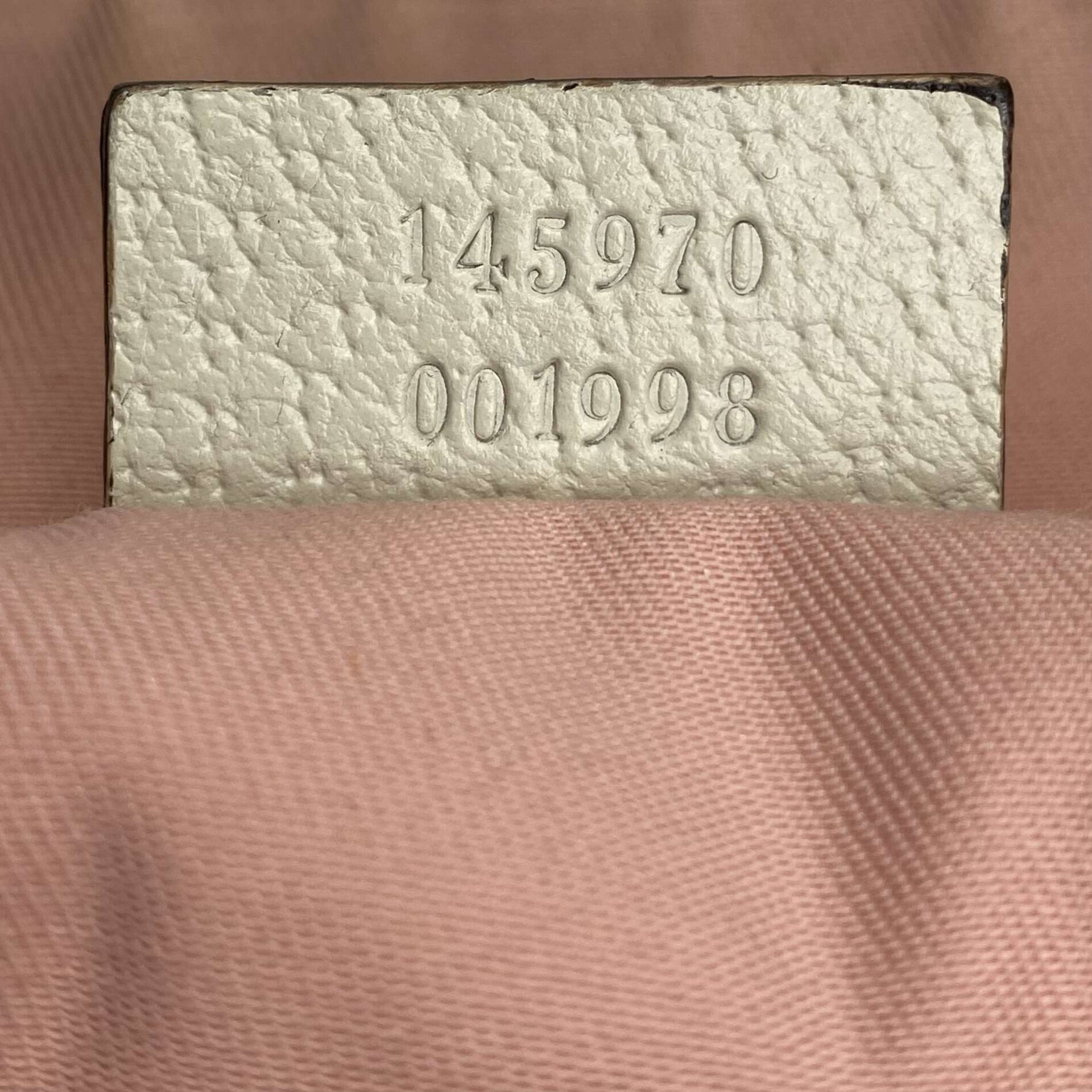 Bolsa Gucci Monogram Rosa Mini