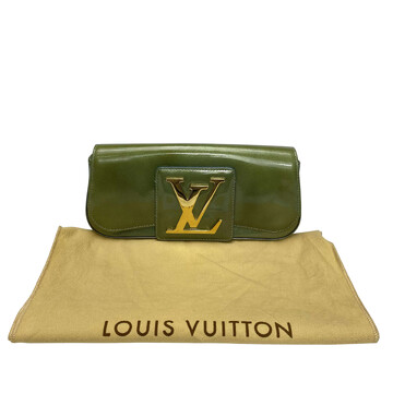 Clutch Louis Vuitton Sobe Verniz Verde