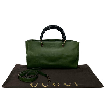 Bolsa Gucci Bamboo Shooper Verde
