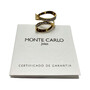 Anel Monte Carlo Ouro 18k com Brilhantes