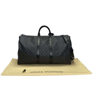 Mala Louis Vuitton Keepall 55 Damier Graphite