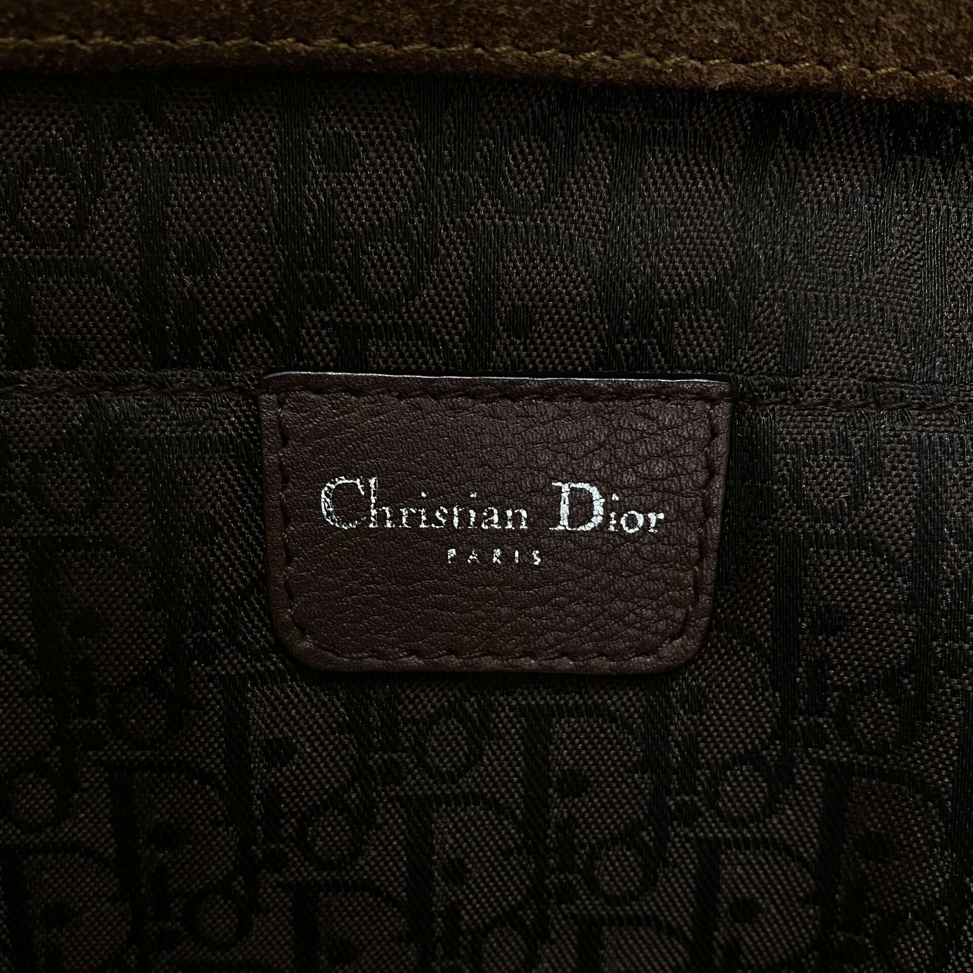 Bolsa Christian Dior Crossbody Camurça Marrom