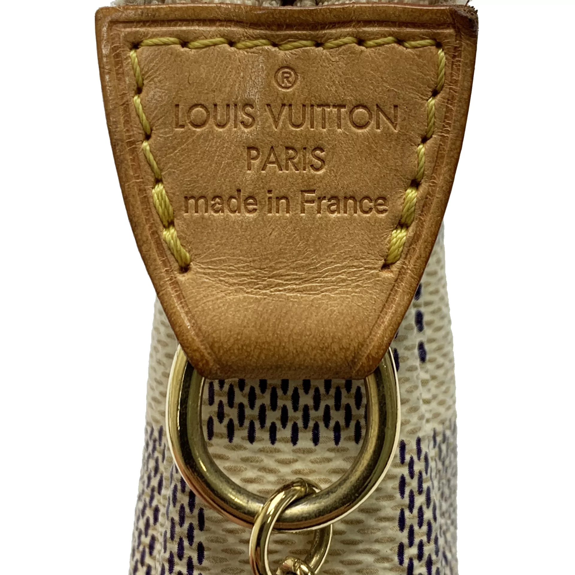 Poschette Mini Louis Vuitton Damier Azur
