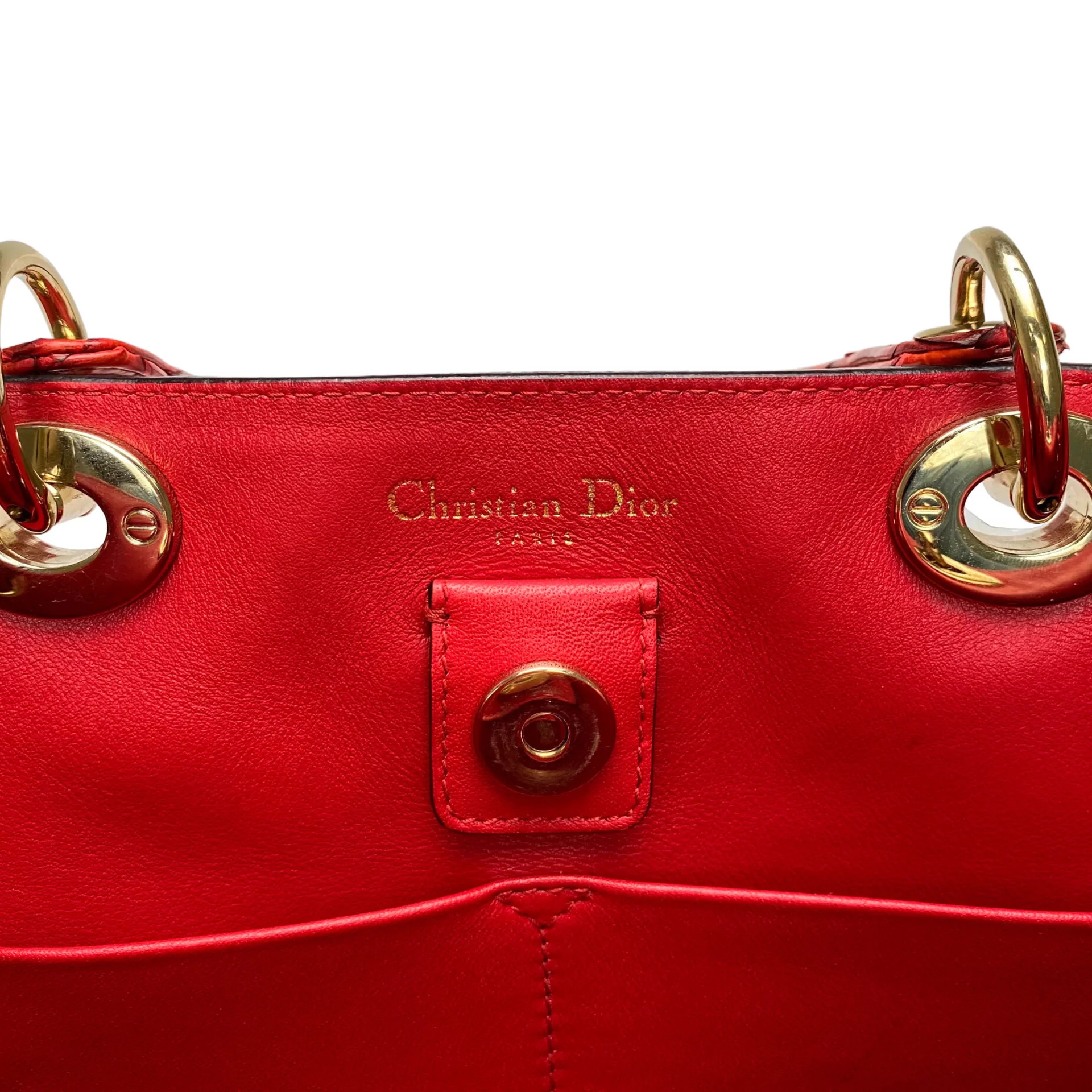 Bolsa Christian Dior Diorissima Vermelha