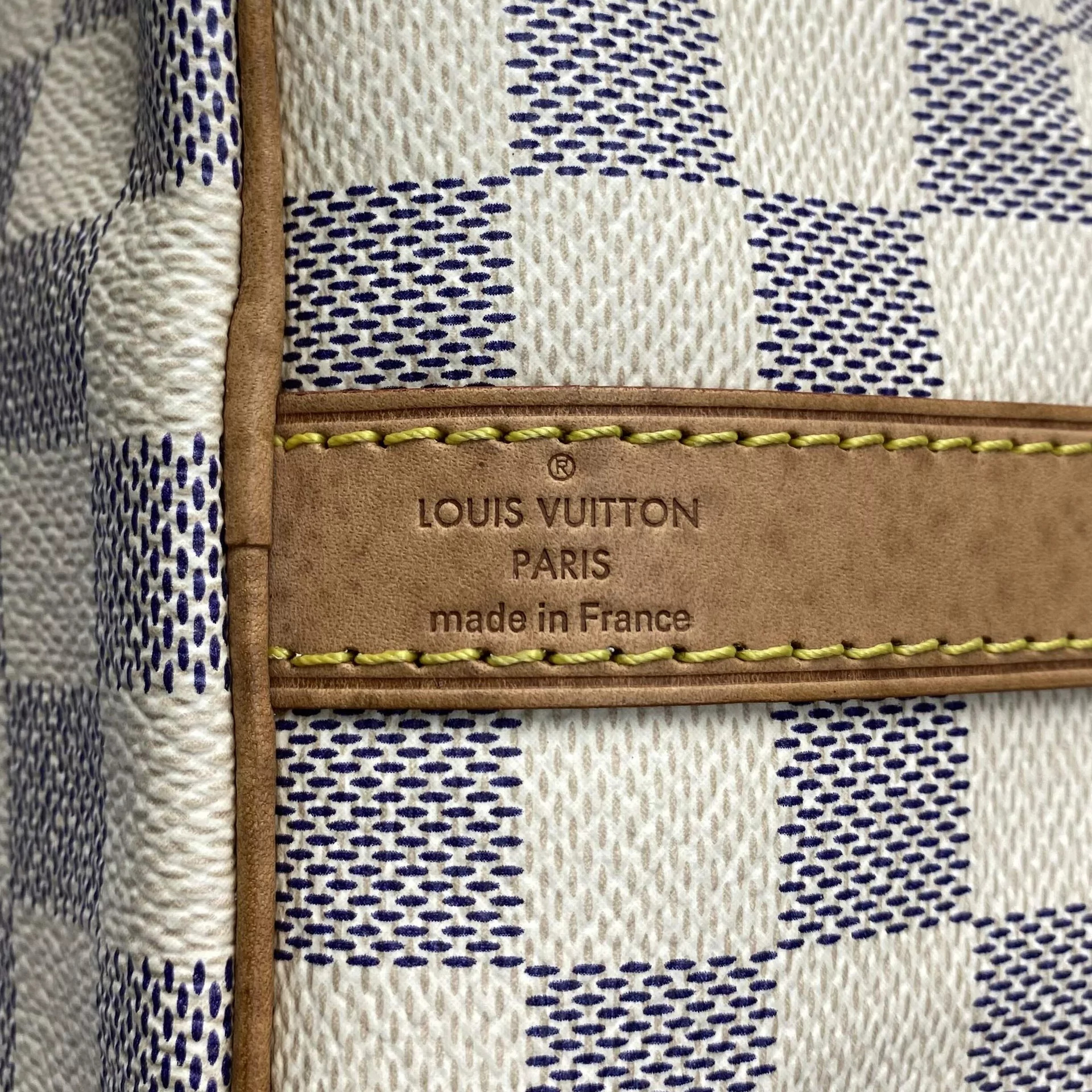 Bolsa Louis Vuitton Speedy Bandoulière 30 Damier Azur