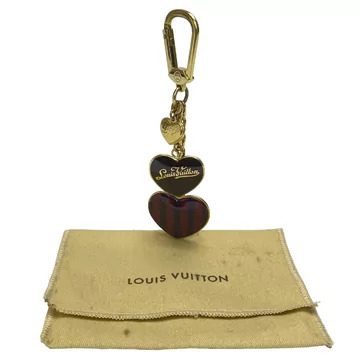 Charm de Bolsa e Chaveiro Louis Vuitton Corações