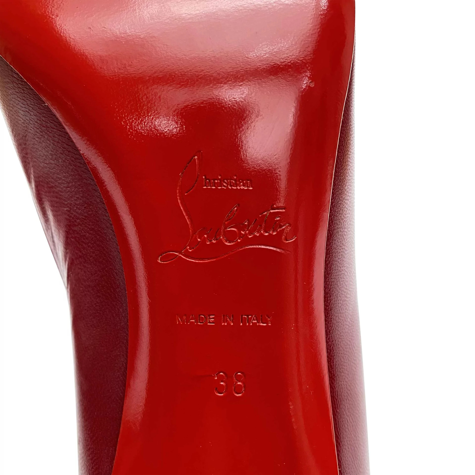 Sapato Christian Louboutin Prorata 90 Patent Calf
