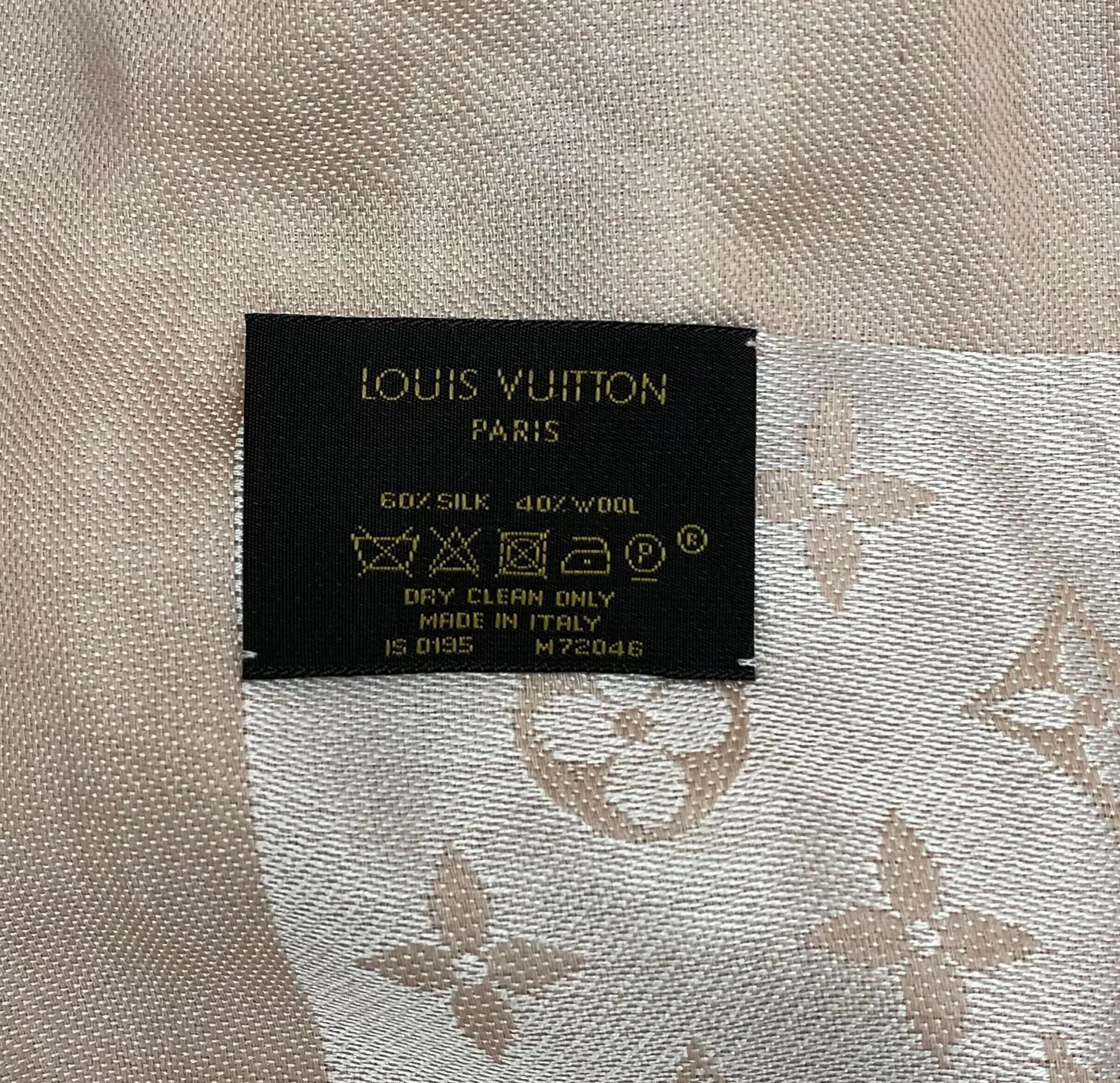 Xale Louis Vuitton Monogram Rosa
