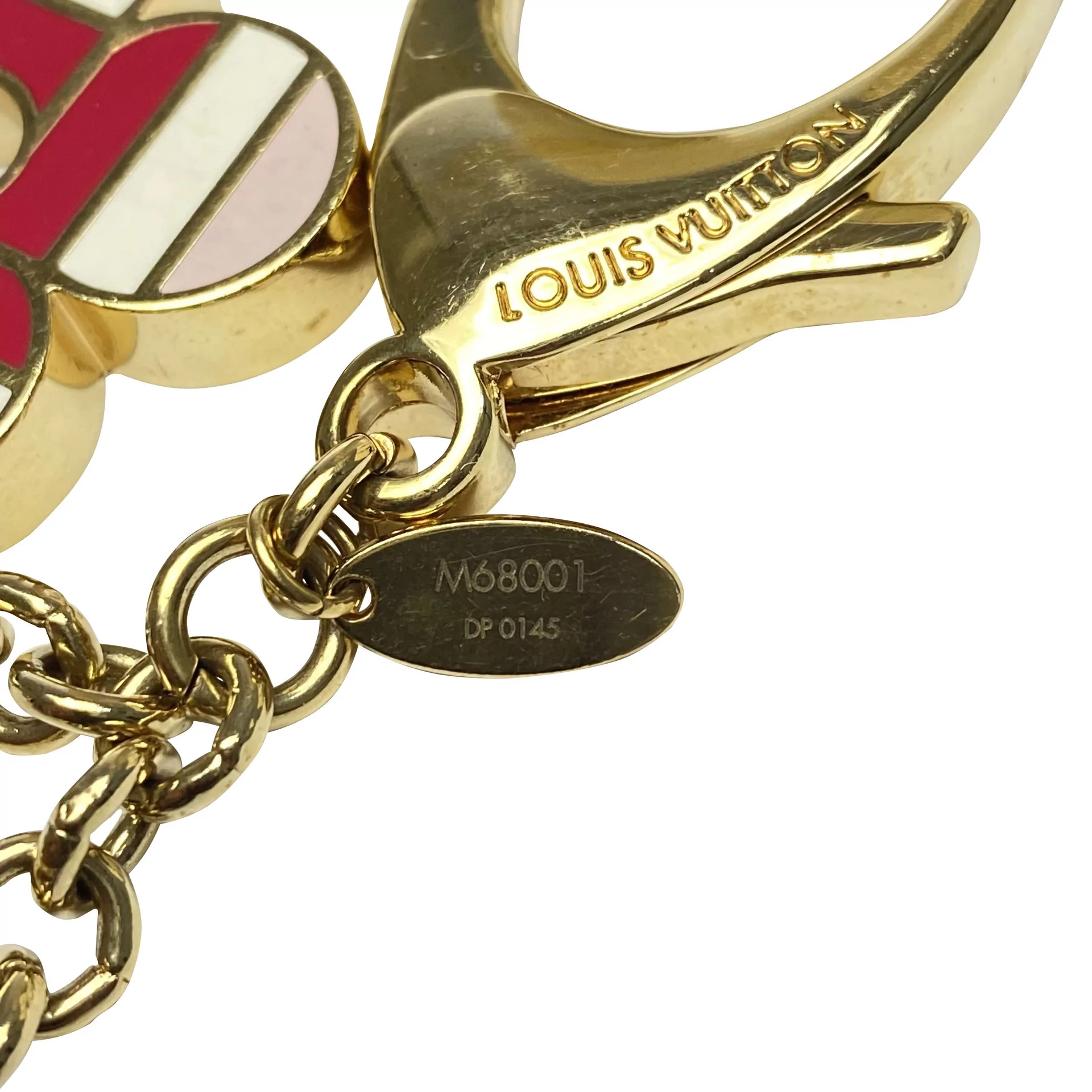 Charm de Bolsa e Chaveiro Louis Vuitton Fleur D Monogram
