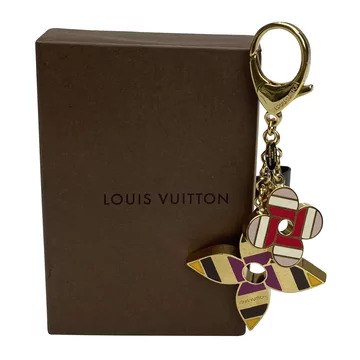 Charm de Bolsa e Chaveiro Louis Vuitton Fleur D Monogram