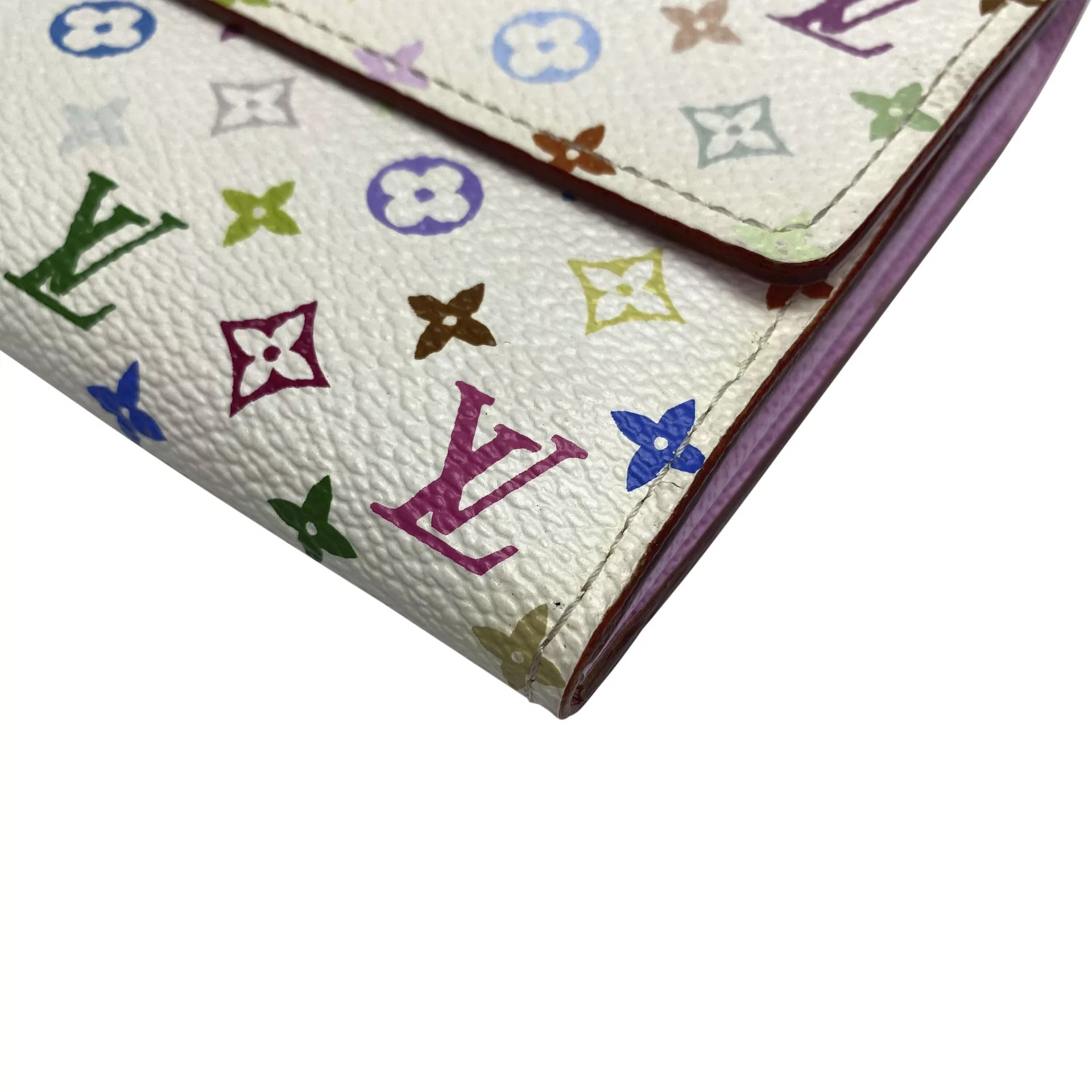 Sarah cloth wallet Louis Vuitton Brown in Cloth - 30664223