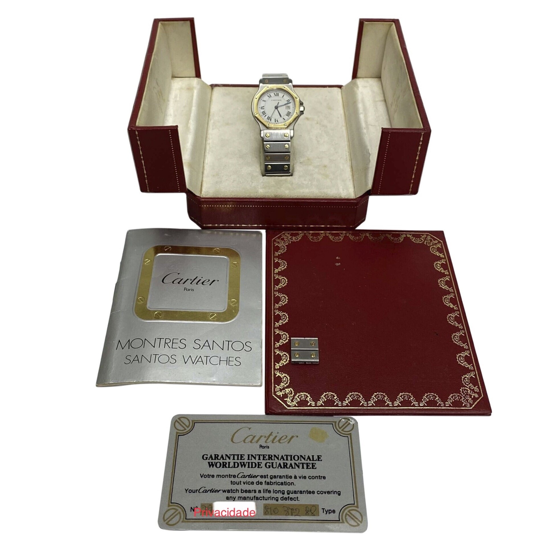 Relógio Cartier Santos Octagon Automático