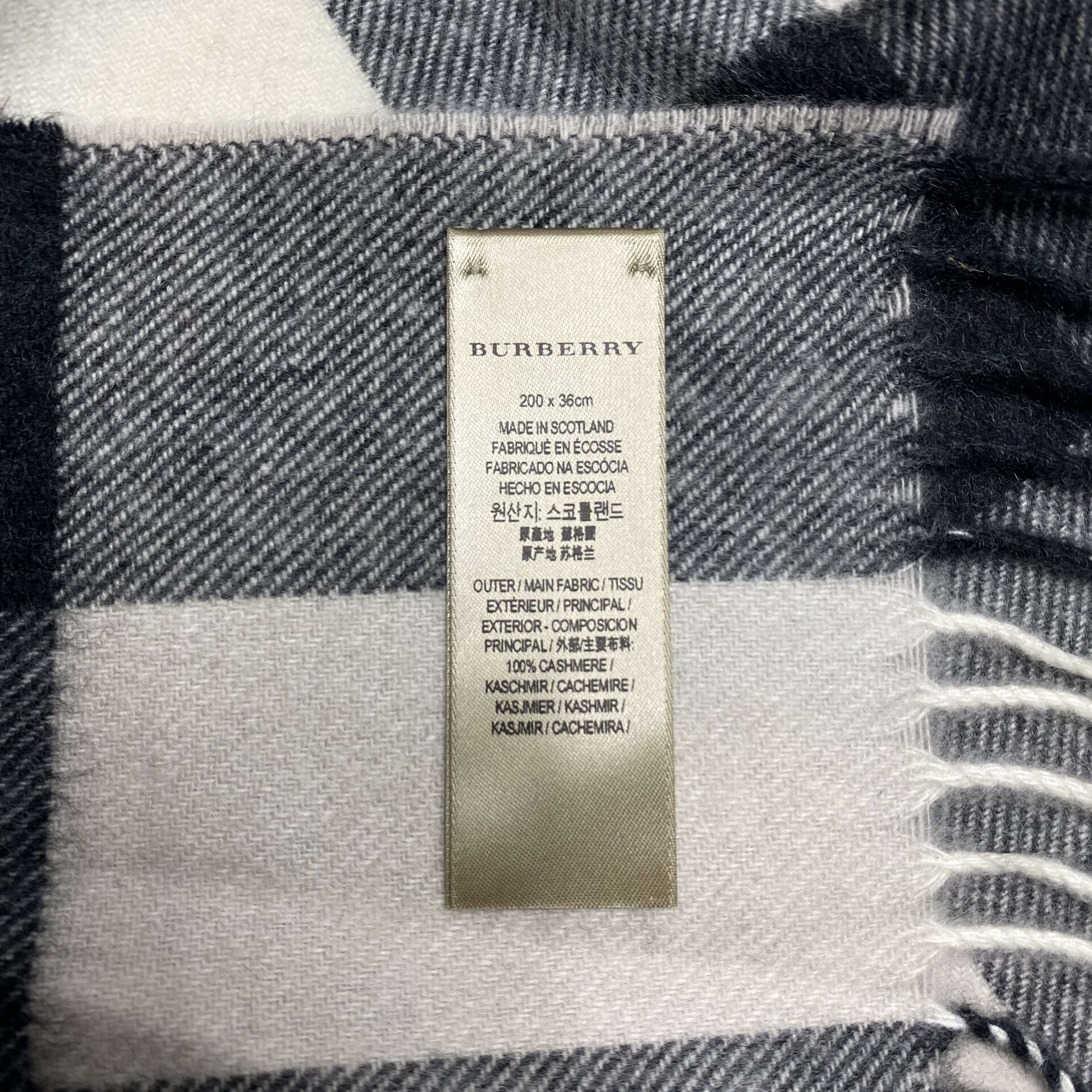 Cachecol Burberry Off White