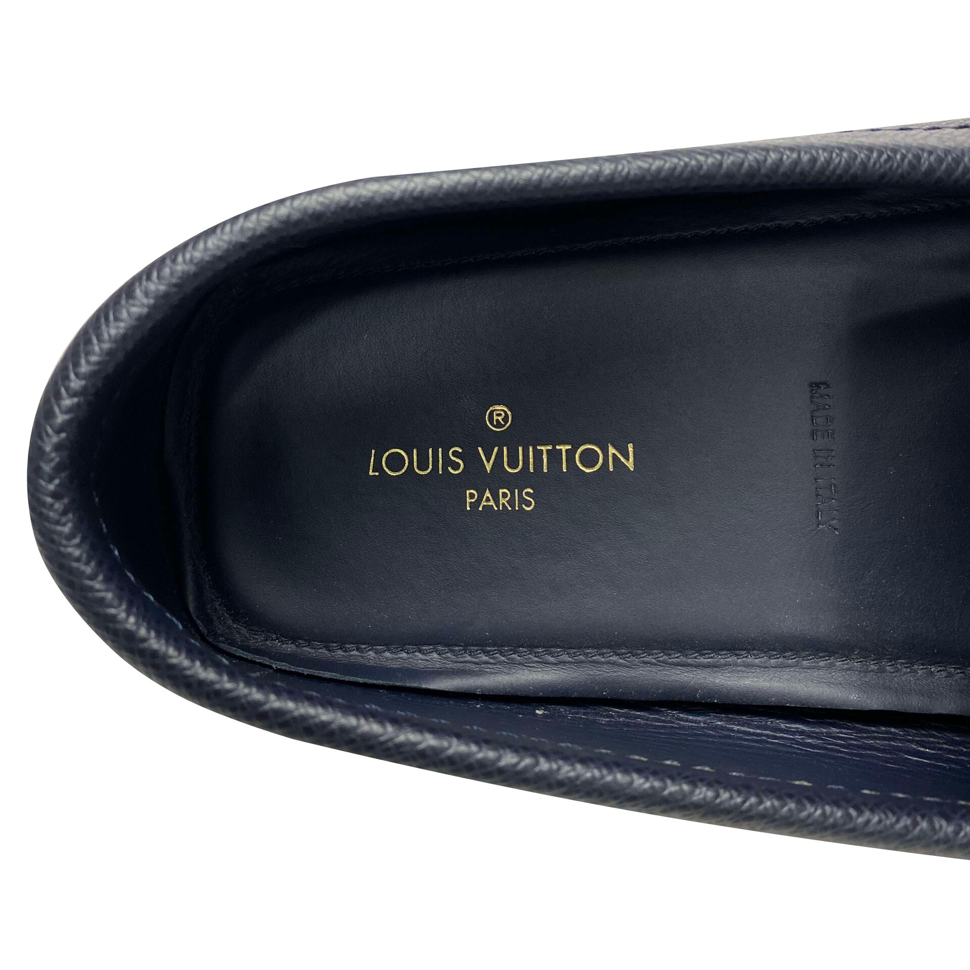 Mocassim Louis Vuitton Azul Marinho