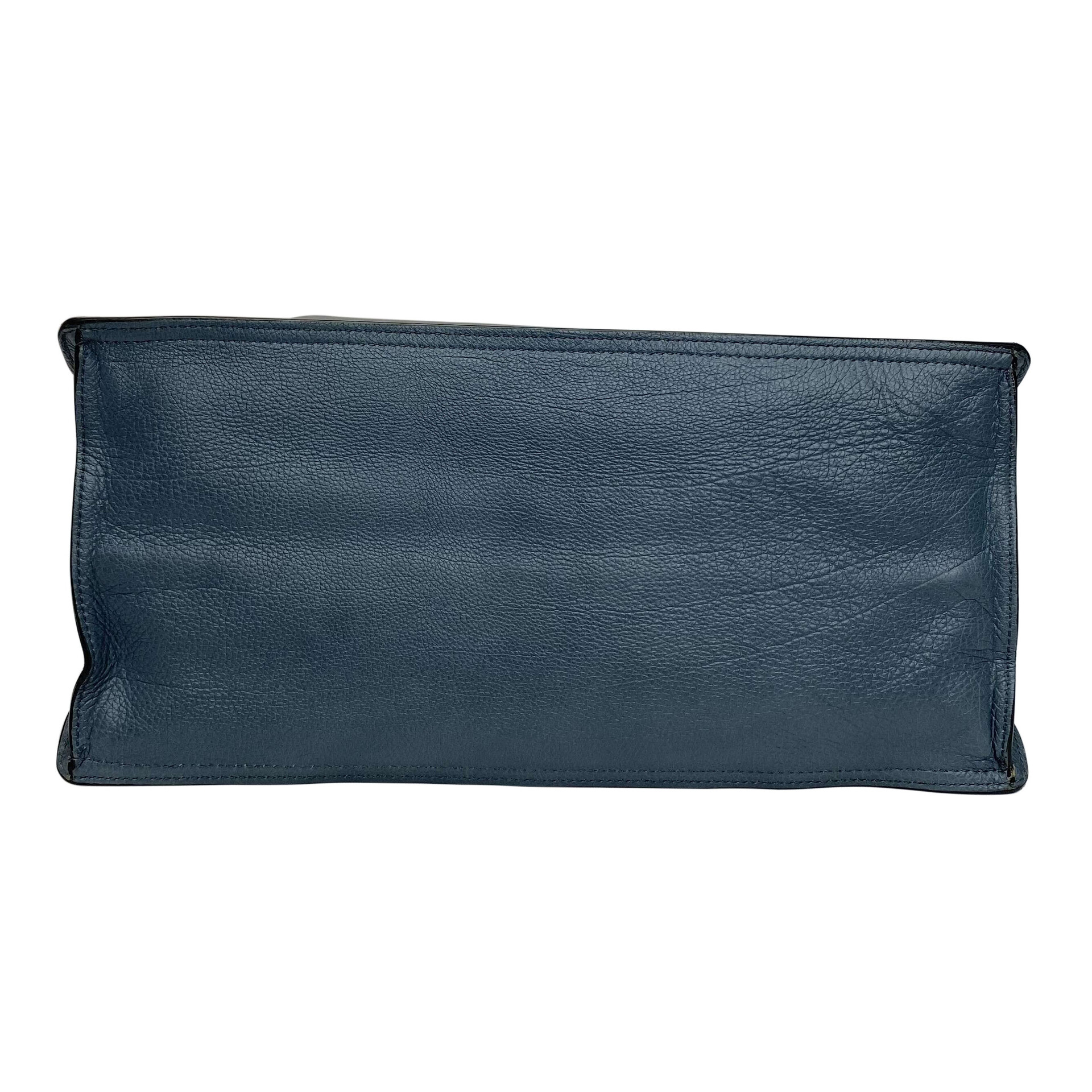 Bolsa Prada Etiquette Shopping Bag Azul Marine