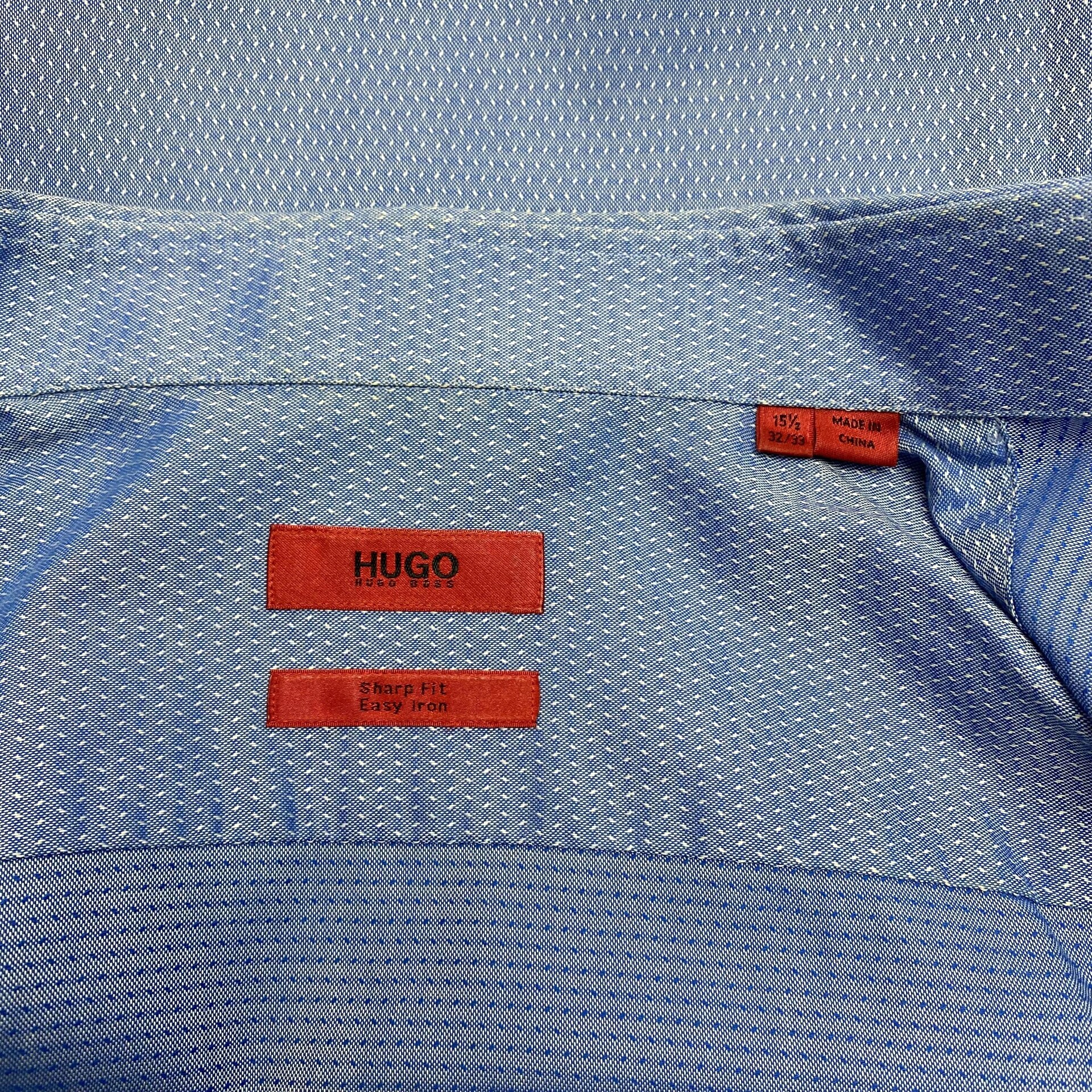 Camisa Hugo Boss Xadrez Azul