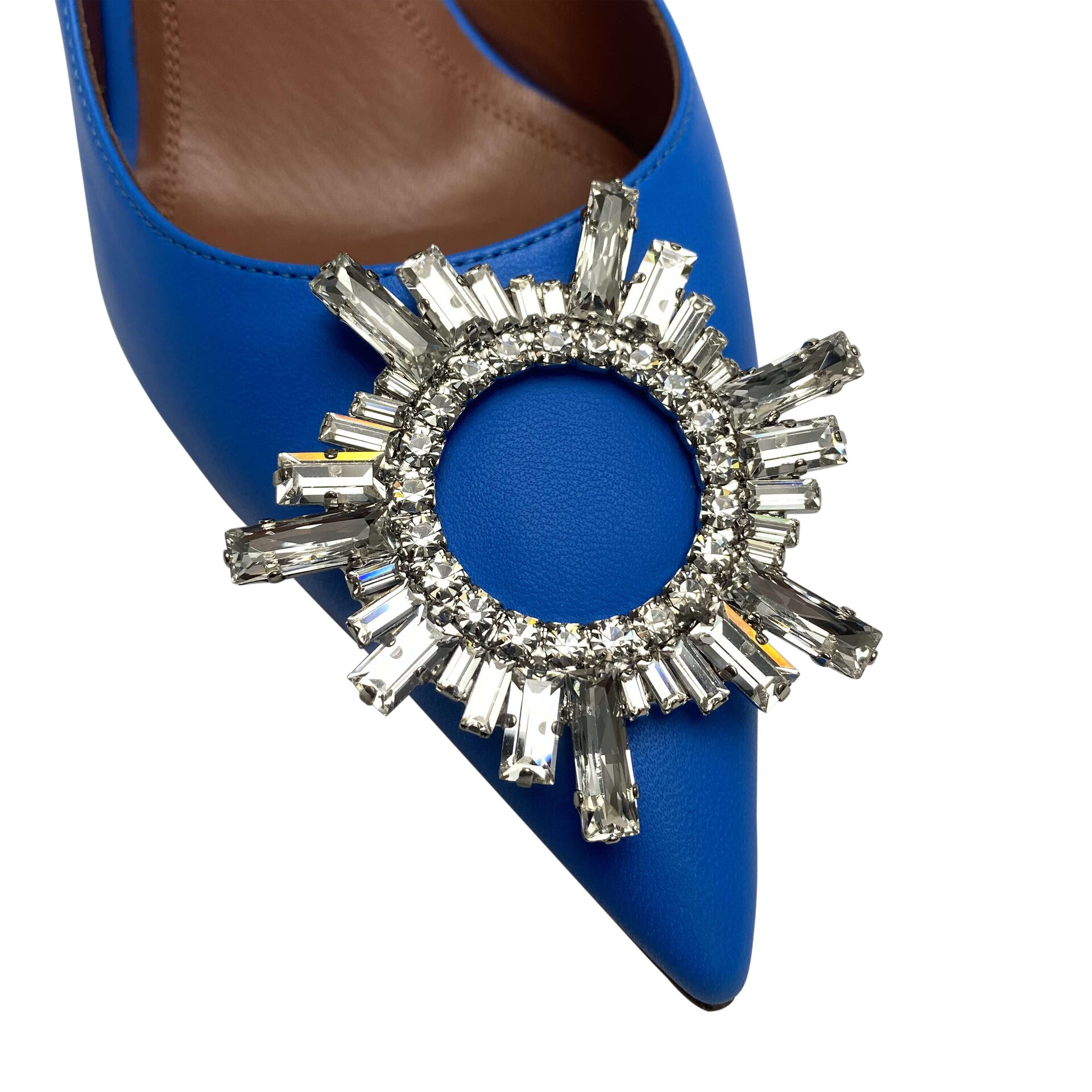 Sapato Amina Muaddi Azul