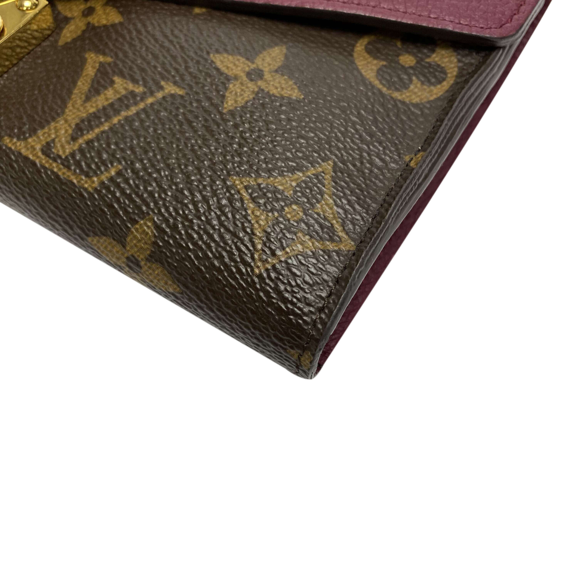 Louis Vuitton Pallas Clutch Brown Mustard ref.424305 - Joli Closet