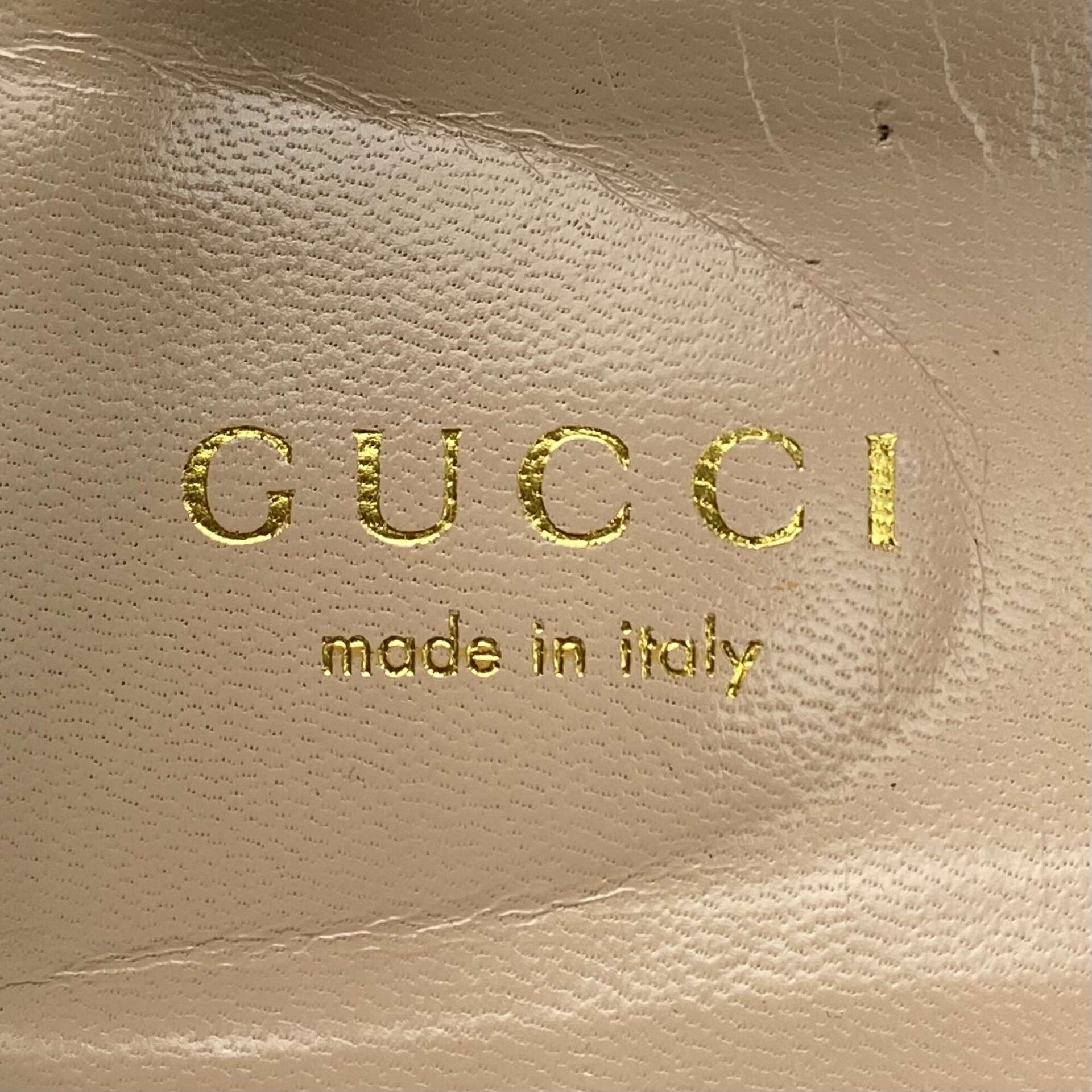 Flat Gucci GG Off White
