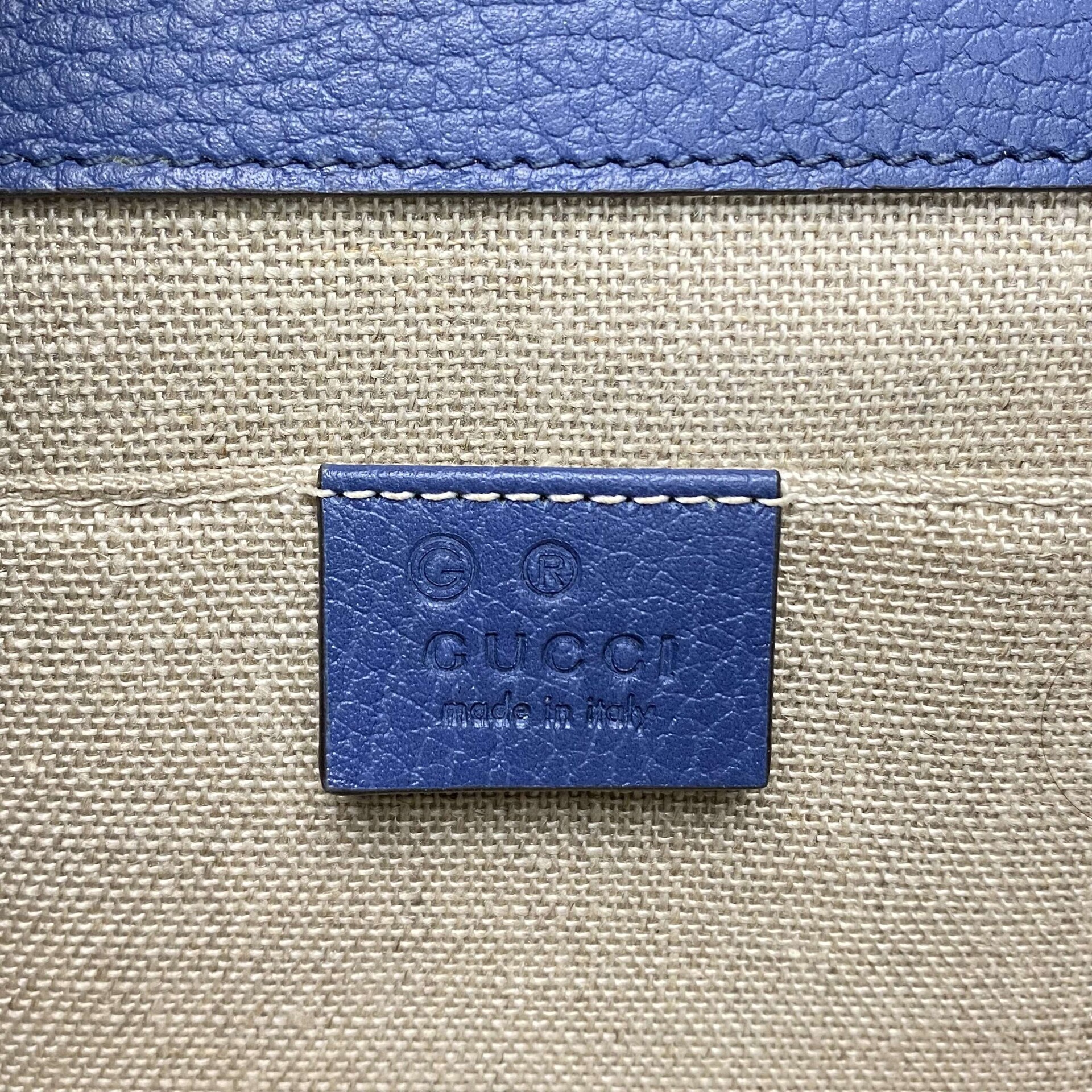 Bolsa Gucci Interlocking G Azul