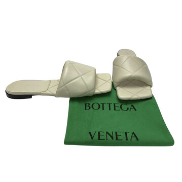 Flat Bottega Veneta Lido Off White