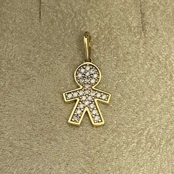 Pingente Corsage Ouro Amarelo Menino