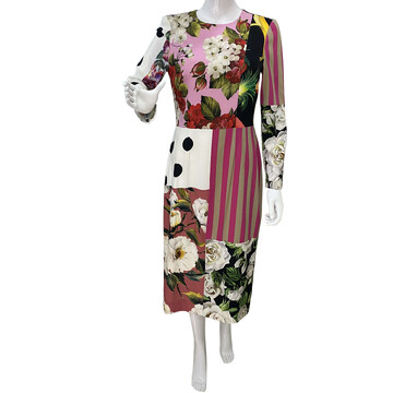 Vestido Dolce & Gabbana Estampa Patchwork