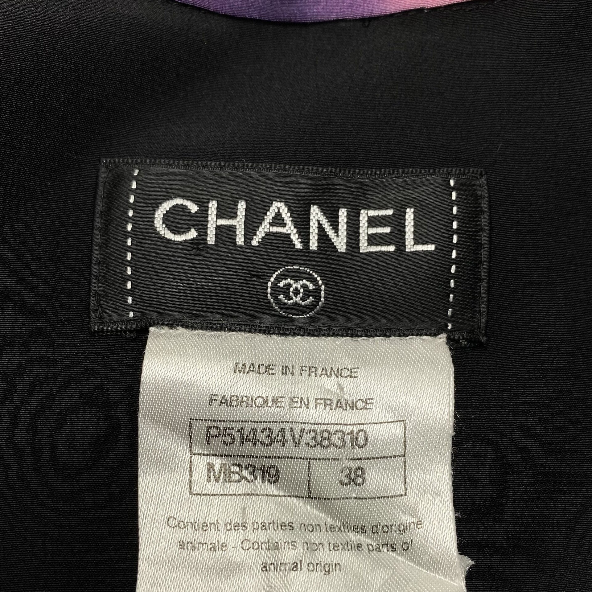 Camisa Chanel Preta