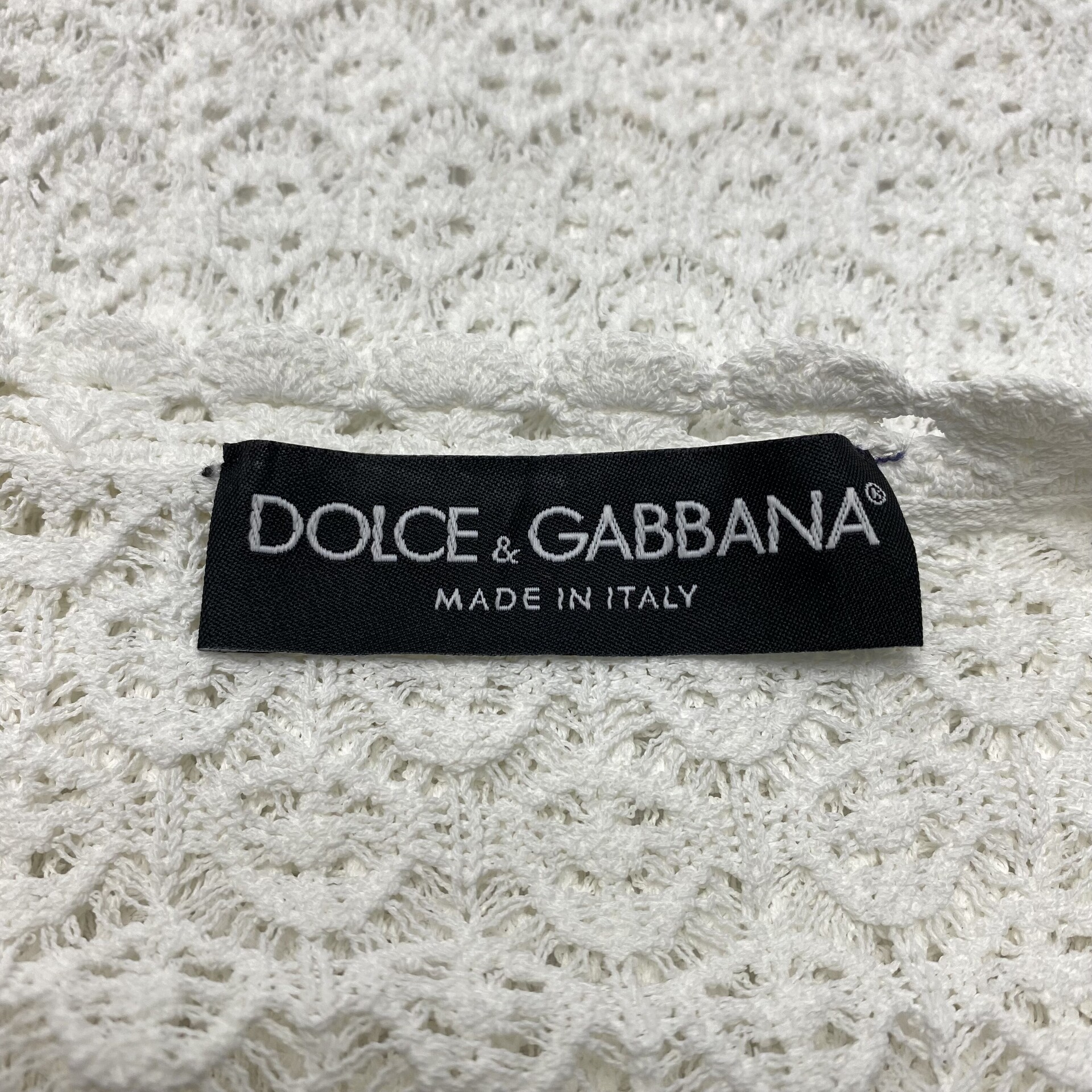 Blusa Dolce & Gabbana Rendada Branca