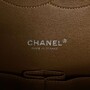 Bolsa Chanel Double Flap Maxi Couro Caramelo