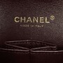 Bolsa Chanel Double Flap Couro Cavair Preto