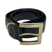 Cinto Versace Couro Preto