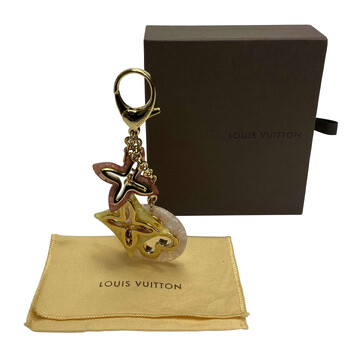 Chaveiro e Charm Louis Vuitton Fleur de Monogram
