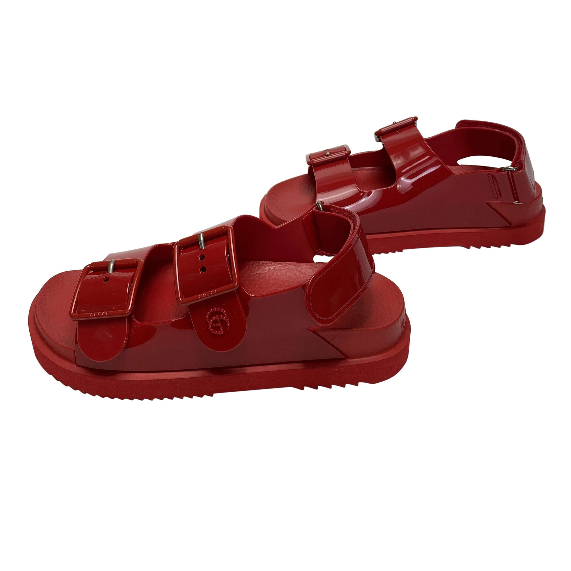 Sandália Gucci Papete Vermelha