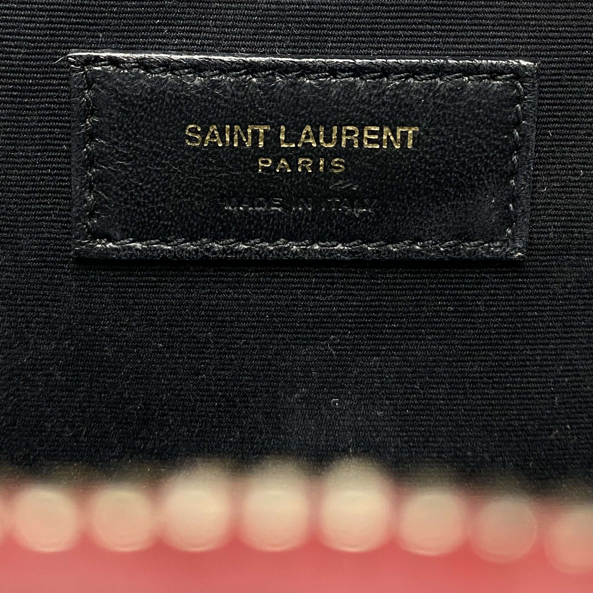 Bolsa Saint Laurent Matelassê Vermelha