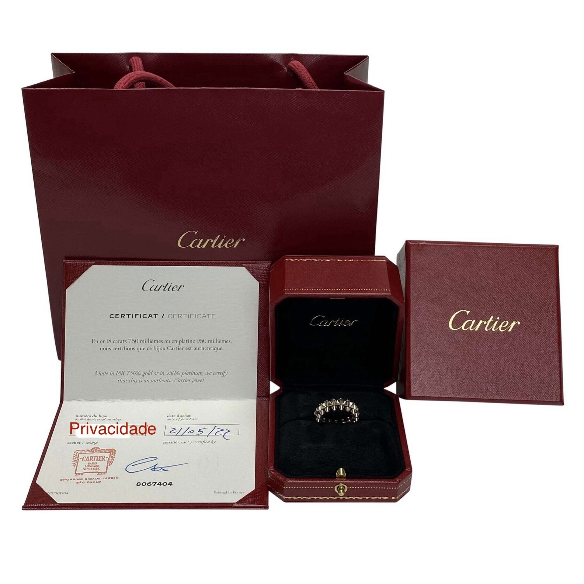 Anel Cartier Clash de Cartier - Modelo Médio