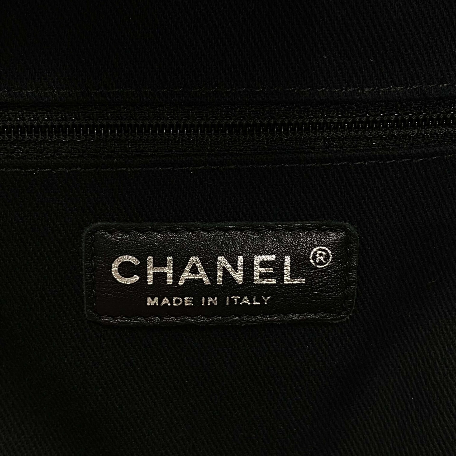 Bolsa Chanel Couro Preto
