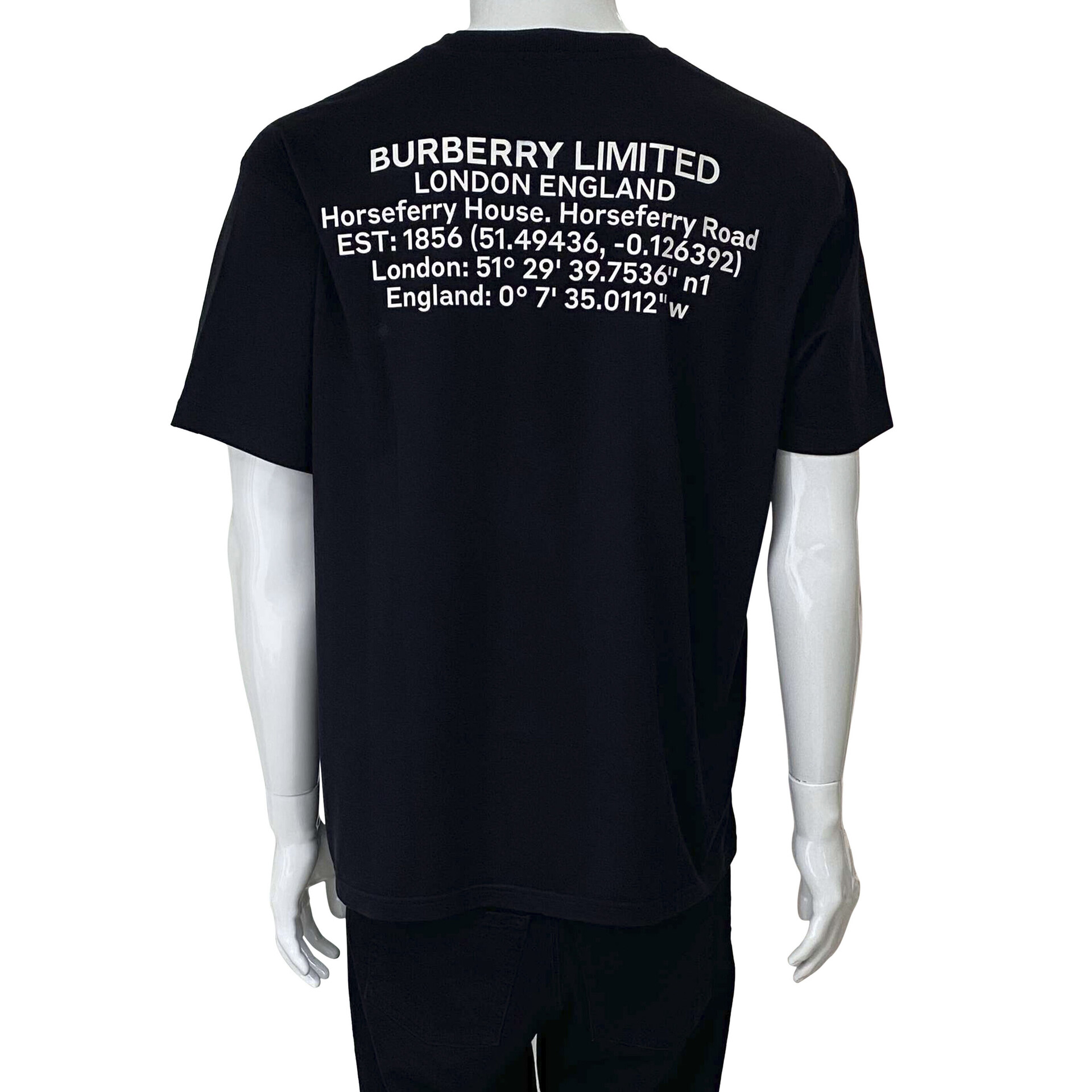 Camiseta 2024 burberry preta