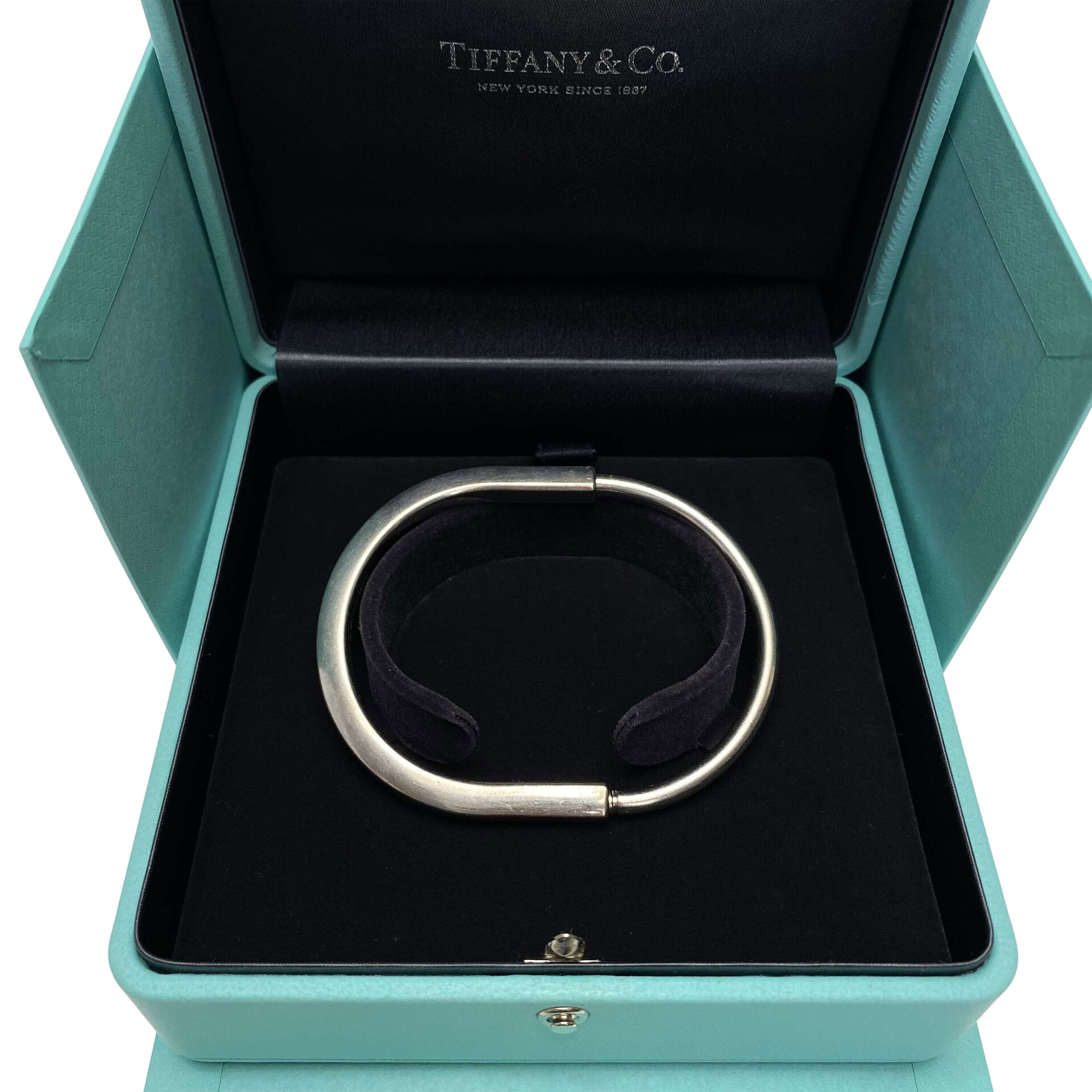 Bracelete Tiffany & Co. Lock Ouro Branco