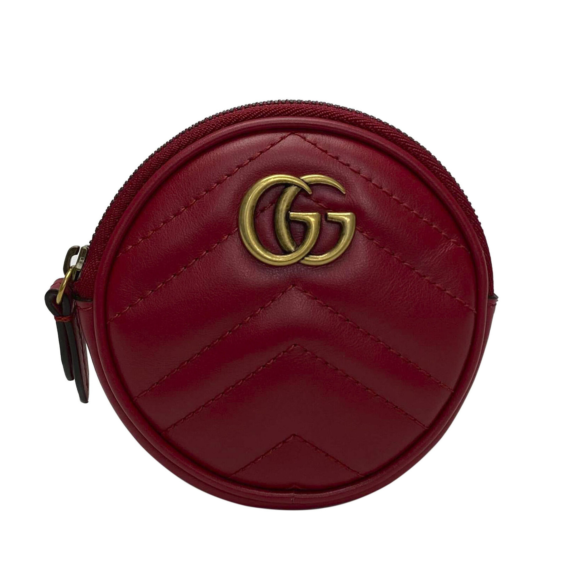 Porta-Moedas Gucci GG Marmont Vermelho