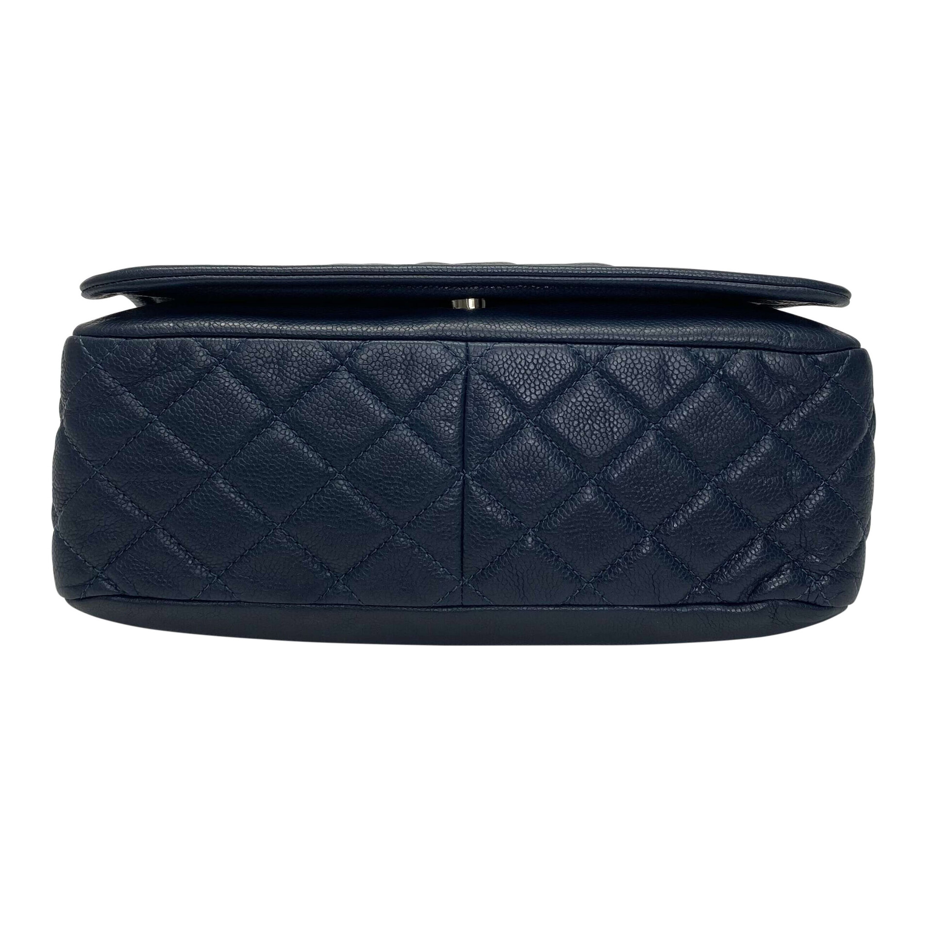 Bolsa Chanel Timeless CC Flap Azul Marinho