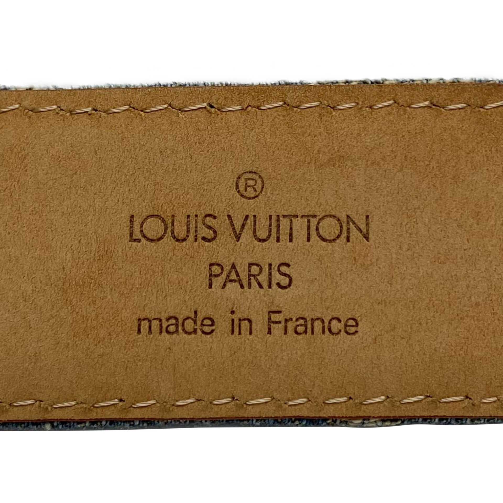 Cinto Louis Vuitton Denim