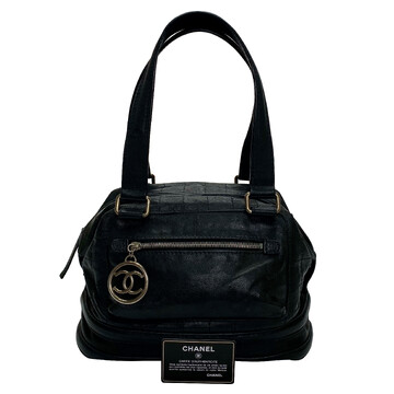 Bolsa Chanel Couro Preto