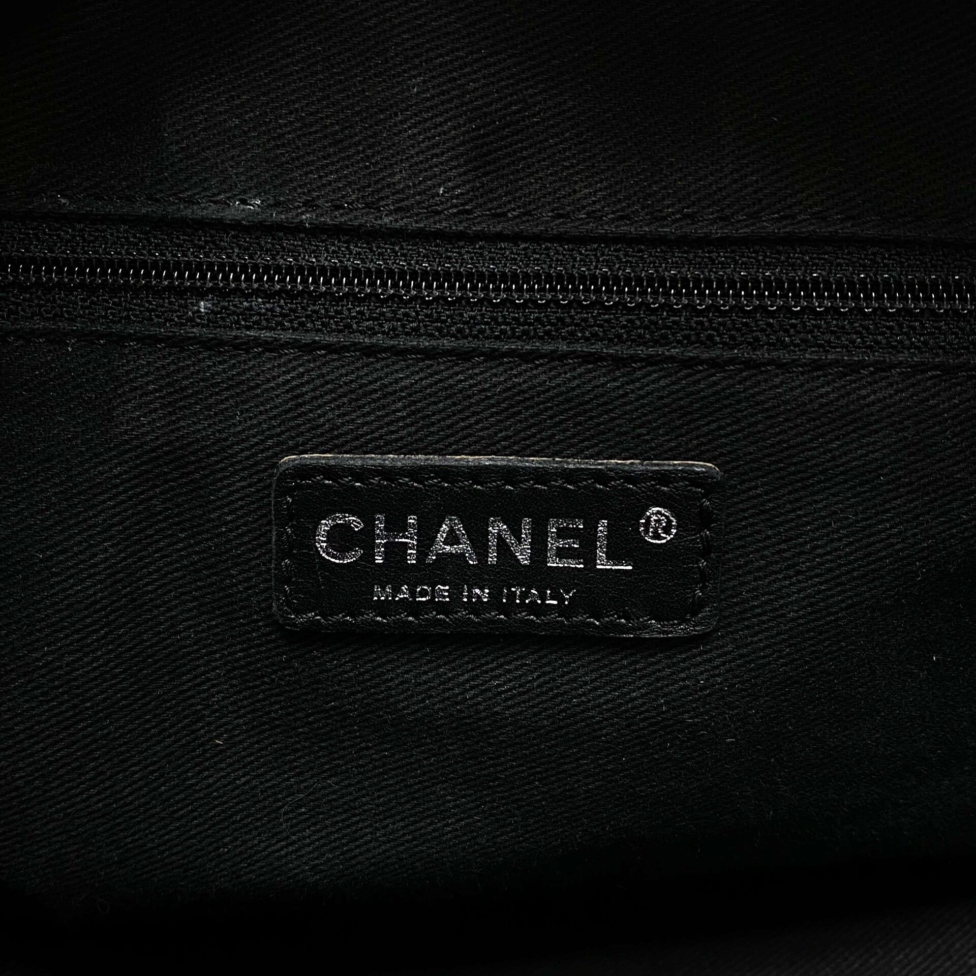 Bolsa Chanel Couro Preto