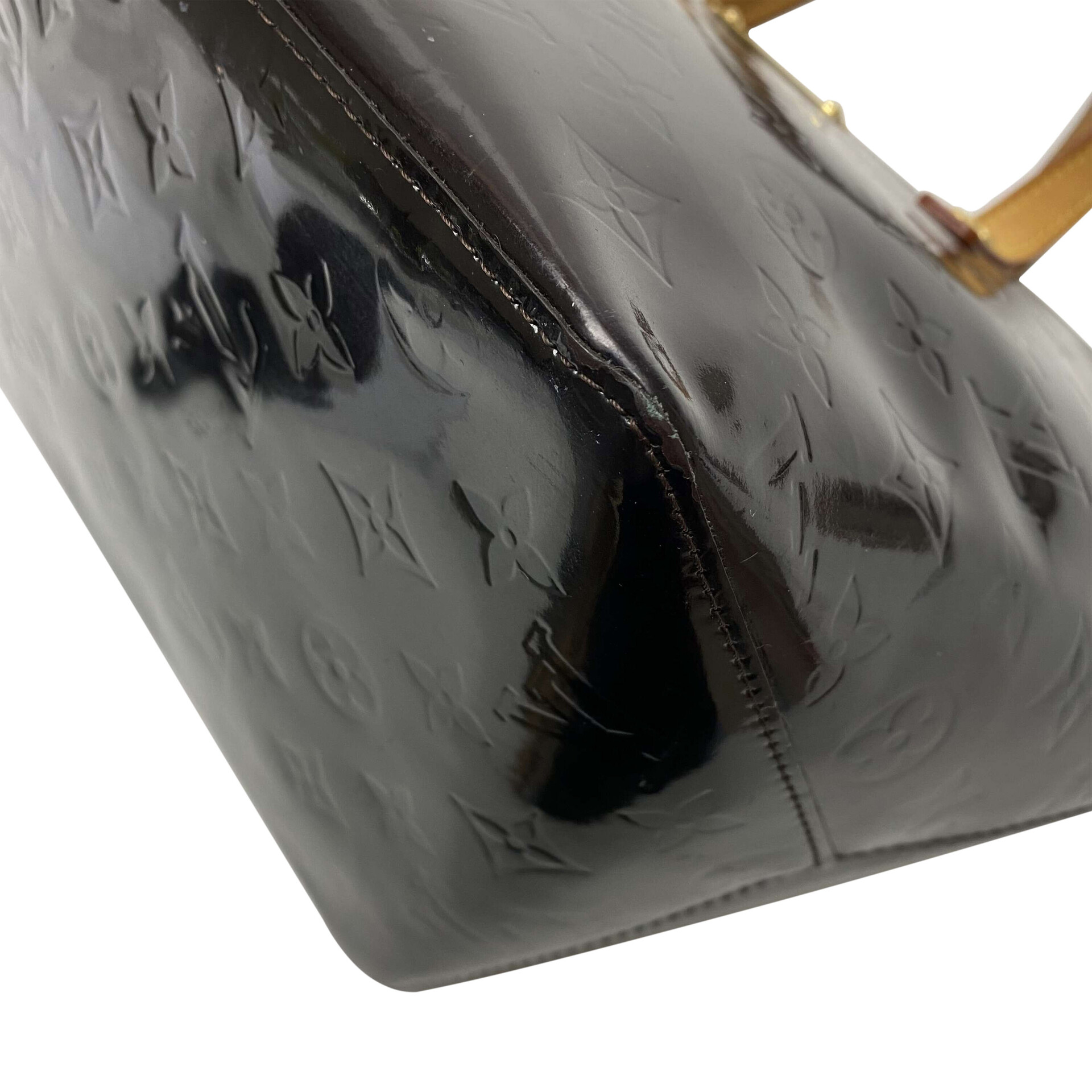 Bolsa Louis Vuitton Bellevue Verniz Vinho