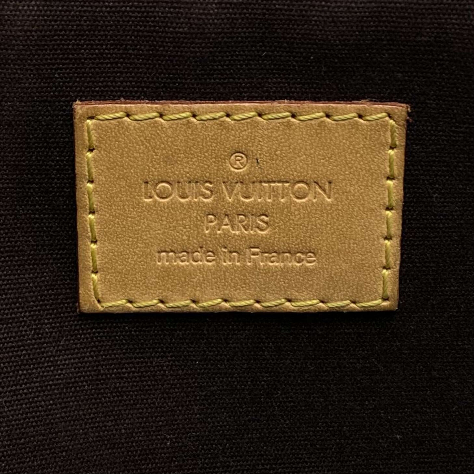 Bolsa Louis Vuitton Bellevue Verniz Vinho