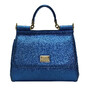 Bolsa Dolce & Gabbana Sicily Azul Metalizado