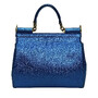 Bolsa Dolce & Gabbana Sicily Azul Metalizado