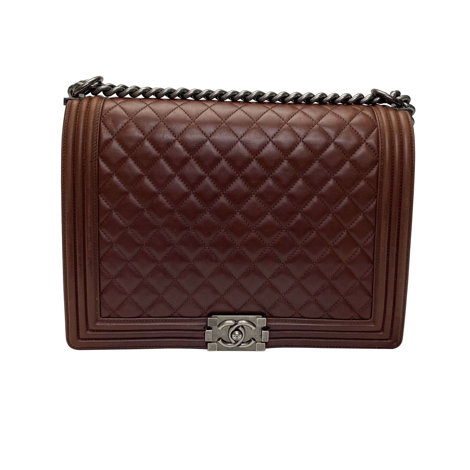 Bolsa Chanel Boy Marrom